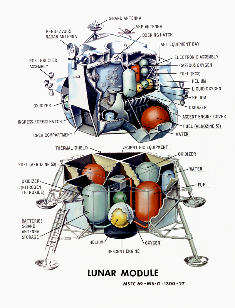Illustration for article titled Get lost in these fascinating spacecraft cutaway illustrations